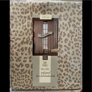 NWT Cheetah print Curtains